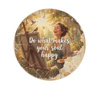 Metal Tin Sign Healing Slogans Do What Makes Your Soul Happy