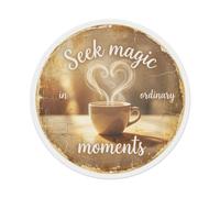 Metal Tin Sign Healing Slogans Seek Magic in Ordinary Moments