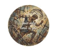 Metal Tin Sign Healing Slogans Your Only Limit Is You