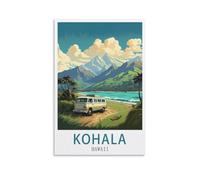 Metal Tin Sign Kohala Hawaii Garden & Kitchen Poster, Inspirational Sign Home Wall Art Decor for Home Kitchen Bar Club Decoration 15x30cm