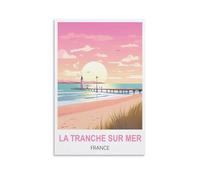 Metal Tin Sign La Tranche Sur Mer France For Home Bar Pub Kitchen Garage Restaurant Wall Deocr Plaque Signs 20x30cm