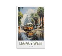 Metal Tin Sign Legacy West Vintage Bar Club Cave Home Kitchen Rustic Wall Art Decor Funny Sign 15x30cm