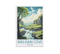 Metal Tin Sign Malham Cove England Vintage Bar Club Cave Home Kitchen Rustic Wall Art Decor Funny Sign 30x40cm