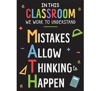 Metal Tin Sign Math Teacher Classroom Poster, Printable Error Math Classroom, Classroom Rules, Math Teacher Gift, Math Lesson Poster Decoration, High School Classroom Decorative Wall Art 6x8inch