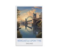 Metal Tin Sign Newcastle upon Tyne England For Home Bar Pub Kitchen Garage Restaurant Wall Deocr Plaque Signs 15x30cm