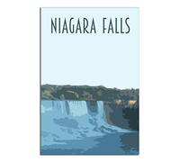 Metal Tin Sign Niagara Falls Canada Vintage Travel Tin Sign Vintage Rustic Decor Cave Coffee Shop Bar Bedroom Home Wall Decor Nostalgic Tin Sign 20x30cm