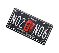 Metal Tin Sign Plaque Wall Decor Art Poster Sheet Cafe Bar NO2 LONDON NO6, license plate 40