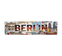 Metal Tin Sign Retro Travel Germany Berlin