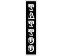 Metal Tin Sign Tattoos New Vintage Way Street Signs Outdoor Road Signs 4x16 Inch