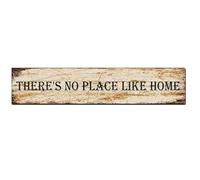 Metal Tin Sign There's No Place Like Home sign Retro Aluminum Metal Sign for Street Home Office Garden Decor 4x16 Inch