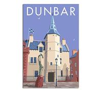 Metal Tin Sign Vintage Dunbar Town House Museum Metal Wall Decorative Tin Signs for Home Kitchen Bar Coffee Shop Club Orchard Decoration 30x40CM