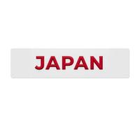 Metal Tin Sign Vintage Japan Flag Pattern