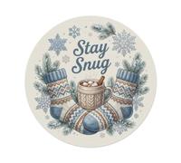 Metal Tin Sign Vintage Stay Snug Sock