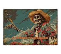 Metal Tin Signs If I Am Missing I'Ve Going Fishing Iron Painting Funny Iron Sign Decor Plaque Poster For Wall Front Door Porch S