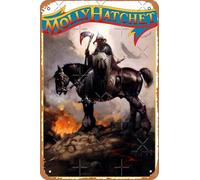 Metal Tin Signs Molly Hatchet Debut Lp Tribute Vintage Iron Sign Garage Iron Painting Decor Wall Signs For patio Wall Front Door M