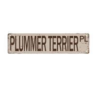Metal Tin Signs Parson Russell Terrier Pl Vintage Sign Retro Aluminum For Bedroom Kitchen Garden Wall Pub Club Coffee Hanging Home Decor 4×16Inch