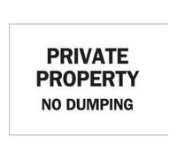 Metal Tin Signs Private Property No Dumping Security And Admittance Restricted Access No.6139 Safety - Iron Sign Garage Plaque Poster Perfect Iron Painting For Front Door Porch Wall S