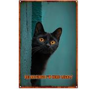 Metal Tin Signs Relax Gingo I'M Here Legaly Wall Signs Perfect Iron Painting Man Cave Metal Tin Sign For Porch Front Door Workshop M