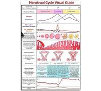 Metal Tin Signs Vintage Funny Menstrual Knowledge Wall Decor Aluminium Poster Menstrual Cycle Visual Guide Posters Female Physiological Infographics Plaques Home Girls Bedroom Clinic 12x8 inch