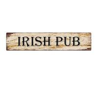 Metal Tin Signs Vintage Irish Pub Retro Plaque Poster for Cafe Home Bar Pub Coffee Beer Kitchen Bathroom Door Garden Wall Decor Art 4x16 Inch