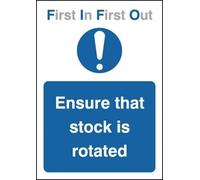 Metal Tin Signs Visual First In First Out To Ensure Stock Is Rotated Safety Warehouse Information Wall Plaqu Posters Nostalgic Plaqu Poster Retro Metal Poster For Kitchen Pub Garage S