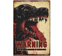 Metal Tin Signs Warning You'Re Being Watched By Zombie Dogs Iron Sign Decor Wall Signs Funny Iron Painting For Workshop Wall Porch S