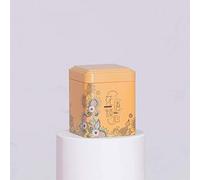 Metal Tinplate Empty Tins, Mini Tin Storage Canisters, Empty Tea Tin,for Coffee Herb Candy Chocolate(G)