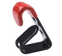 Metal Tire Wheel Hub Hook Display Stand For 13-22 Inch Rims Wall Mounted Garage Storage Rack Heavy Duty Hanger With 35kg Load Capacity Black And Red Finish For Auto Repair Shop Organization Solutions