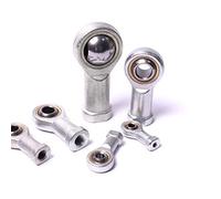 Metal-to-Metal with Grease Fitting Female Rose Joint M5/M6/M8/M10/M12 Left Thread Bronze Liner Performance Rod End Bearing Ball Joint Bearing