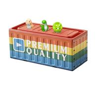 Metal Tool Box - Multi-Functional Iron Rust Proof Portable Collectible - Storage Boxes With Lids - For Kids Family Travel Indoor Outdoor Parties Bedroom, colourfull, se beskrivning, Unisex