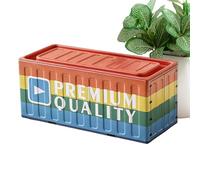 Metal Tool Box,Portable Multi-Functional Iron Decor - Metal Container With Lid,For Boys Girls Youth Teens Travel Indoor Outdoor Holiday Party Room, colourfull, se beskrivning, Unisex