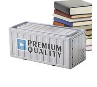 Metal Tool Box - Portable Multi-Functional Rustproof Iron Decor - Small Metal Box With Lid - For Boys Girls Youth Teens Travel Indoor Outdoor Holiday Party Room, all grey, se beskrivning, Unisex