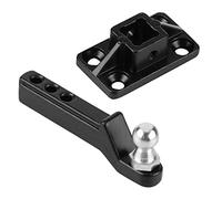 Metal Tow Shackle Hook for Redcat Traxas Axial D90 Crawler - CNC Machined Hitch with Screws, Trailer Model Parts, Oxidation Resistant Easy Installation