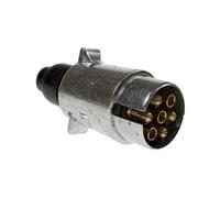 Metal Trailer Plug, 7 Pin Plug, 12V 12N, Male, Caravan, Ifor, Maypole