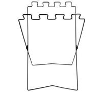 Metal Trash Bag Holder, Outdoor Trash Bag Holder, Garden Metal Leaf Bag Support Stand, Foldable Camping Garbage Bag Rack for Garden Yard Camping