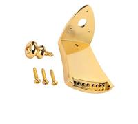 Metal Triangle Mandolin Tailpiece for 8-String Arched Top with Mounting Screws, Permanent Replacement Metal Triangle Mandolin Tailpiece