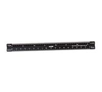 Metal Triangular Scale Ruler for 1/12 1/24 1/32 1/35 1/48 1/72-6.7 Inch Drafting Tool for Architects Engineers Model Makers