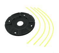 Metal Trimmer Head for Brush Cutters and Lawn Mowers - 12 cm Diameter, 180 g, 4-Line Replacement Cutting Head, Compatible for Most General-Purpose Models
