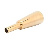 Metal Trumpet Mouthpiece for Standard Speakers, Gold Finish | Sturdy metal build, dark bold tone, rich compact sound