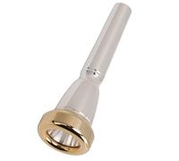 Metal Trumpet Mouthpiece Set for Beginner to Pro, 4 Sizes 3C 3B 2C 2B | Polished brass nozzles deliver clear bright tone, Quick swap between 4 cup depths, Suitable for jazz classical marching