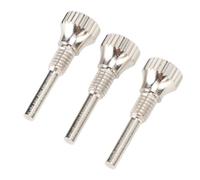 Metal Trumpet Screws, Fine Workmanship 3PCS Trumpet Pitch Screw Replacement Parts Non Slip Design for Wind Musical Instrument Maintenance