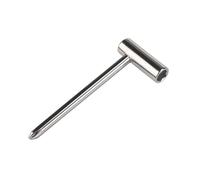 Metal Truss Rod Wrench for Electric Guitar, Silver Pipe Style | Steel Build, 8mm Socket, Soundhole Maintenance, Fit for Musicians and Beginner Players