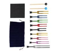 Metal Tuning Fork Violin Guitar Forks and Hammer Profession Violin Guitar Tuner Instrument Tuned Mallets Set with Mallets