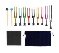 Metal Tuning Fork Violin Guitar Tuning Forks and Hammer Profession Violin Guitar Tuner Instrument Tuned Fork Mallets Set Sound Therapies Tool