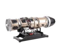 Metal Turbofan Engine Model Kit That Works Fighter Jet Engine Kit 1/10 Scale 600+PCS STEM Educational Assembly Kit, Desk Decoration Gift DM135