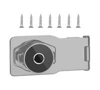 Metal Twist Knob Keyed Locking Hasp Keyed Padlocks Hasp Heavy Duty Shed Simple Installation for Gate & Cupboard Easy Installs Lockset