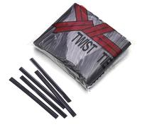 Metal twist ties 7600Pcs Plastic Iron Tie Colorful Multi-Size Wire Sealing Binding for Candy Lollipop Cookies Food Gift Party Packaging(Black,4X100mm)