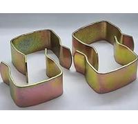 Metal U Clips for Divan and Ottoman Bed Bases, Steel Construction, 2-Piece Set