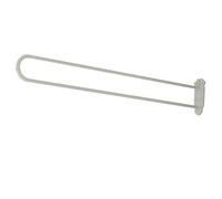 Metal U-shaped Partition Curtain Rod, Iron Beauty Salon Straight Rod U-shaped Metal Tube, Wall-mounted Privacy Partition Rod, Suitable For Clinics, Beauty Salons(Black,L-230cm)