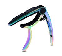 Metal Ukulele Capo Single Handed Operations Professional Metal Texture Suitable For All Guitar Enthusiasts Present Ergonomic Design